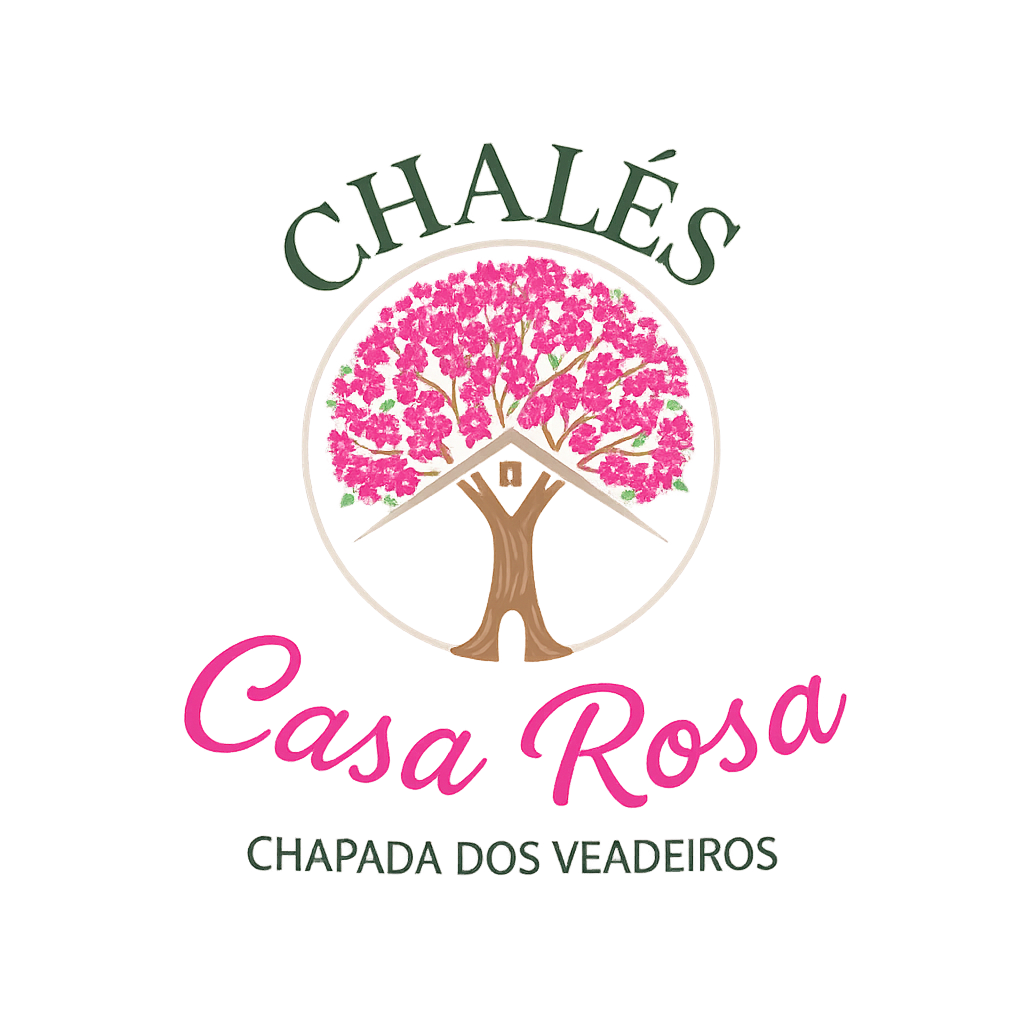 Chales Casa Rosa Pousada Chapada dos Veadeiros Logo